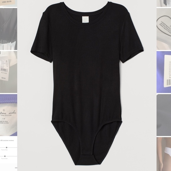 H&M Ribbed Bodysuit - Picture 1 of 3